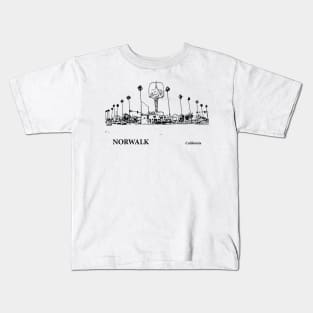 Norwalk California Kids T-Shirt